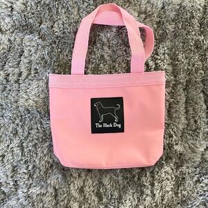 The Black Dog mini tote — pink!